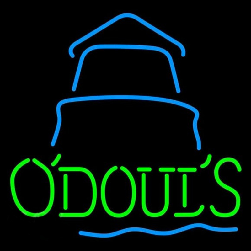 Odouls Day Lighthouse Beer Sign Neonskylt
