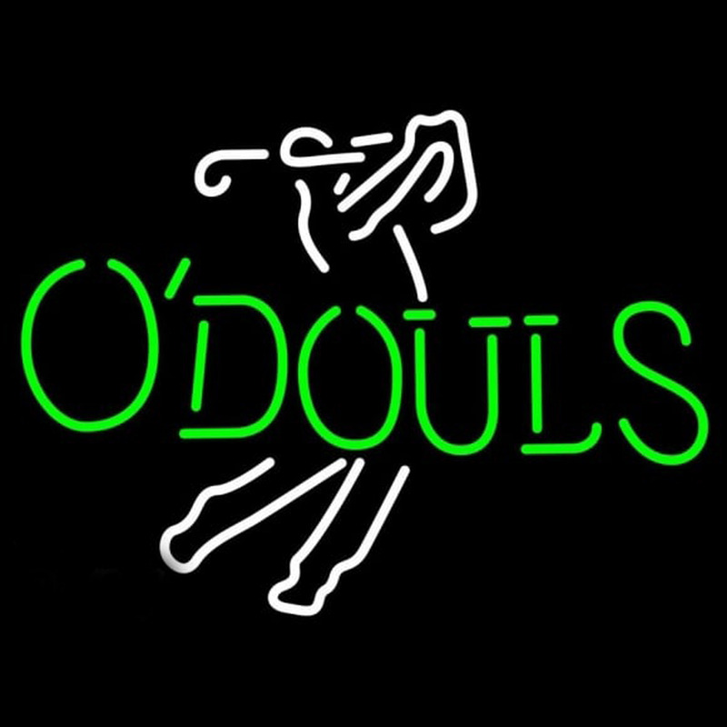 Odouls Golfer Beer Sign Neonskylt