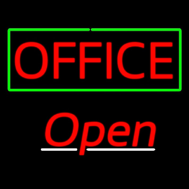 Office Open Neonskylt