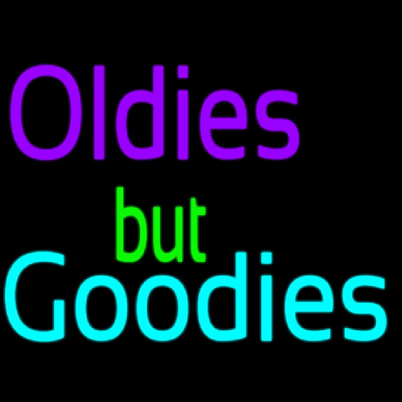 Oldies But Goodies Neonskylt