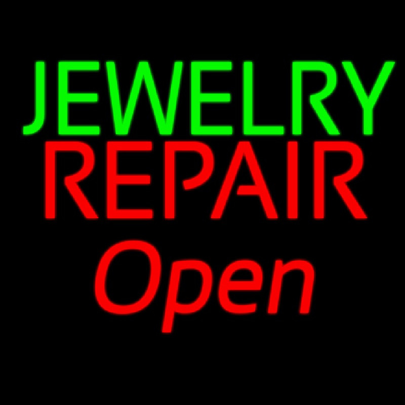 Open Jewelry Repair Neonskylt