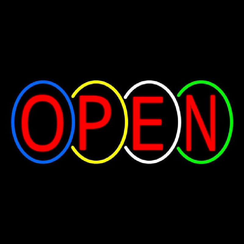 Open Neonskylt