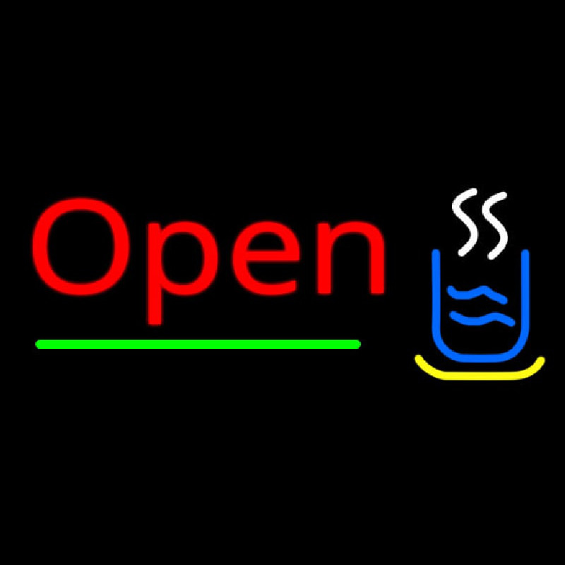 Open Neonskylt