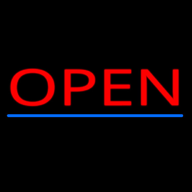 Open Neonskylt