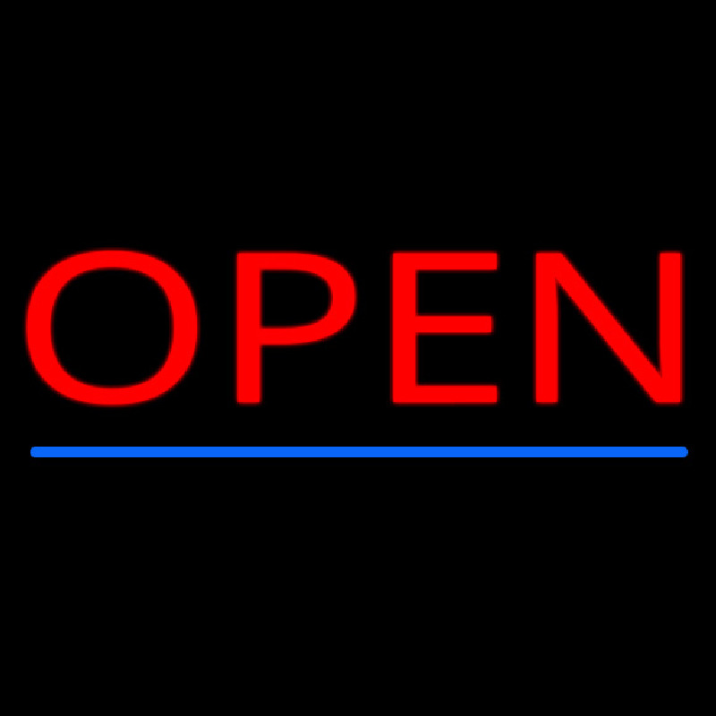 Open Neonskylt