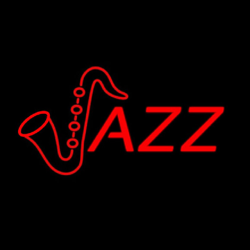 Orange Jazz Logo Neonskylt