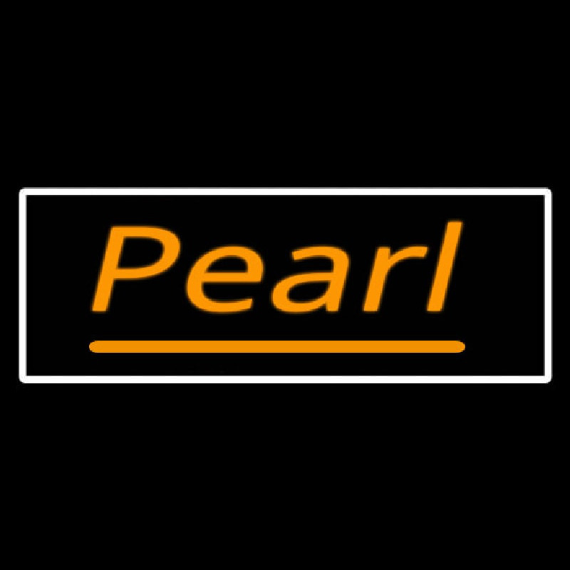 Orange Pearl Neonskylt
