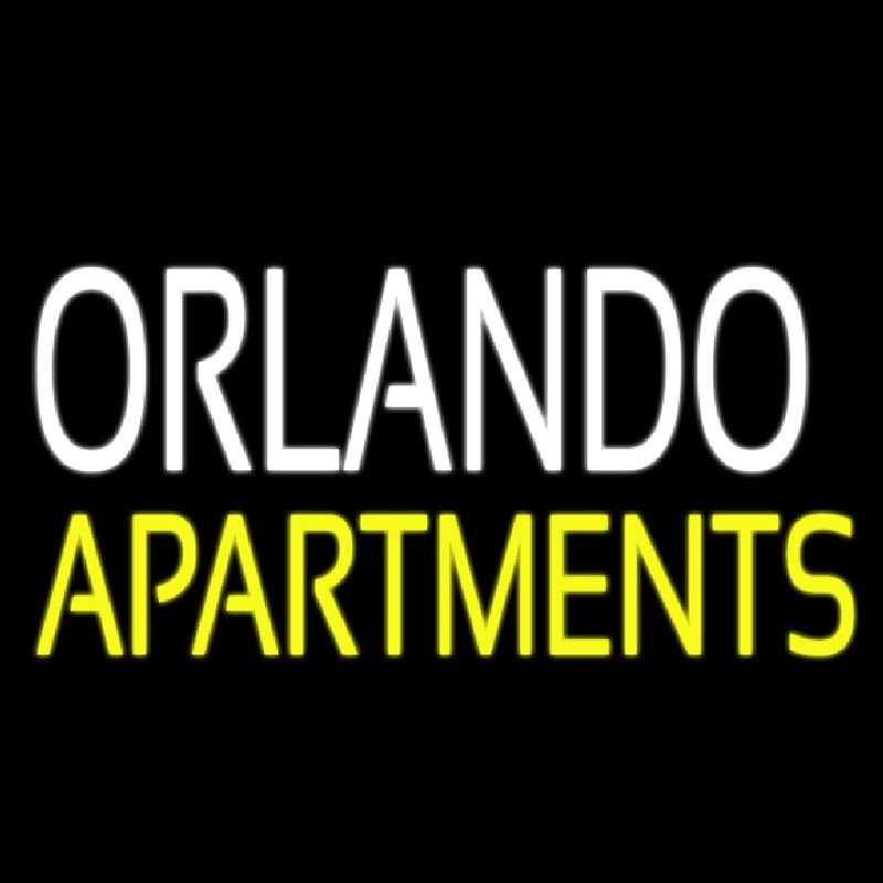 Orlando Apartments Neonskylt