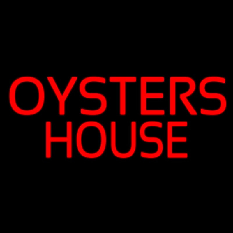 Oyster House Block Neonskylt