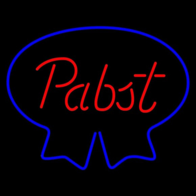 Pabst Blue Ribbon Beer Sign Neonskylt