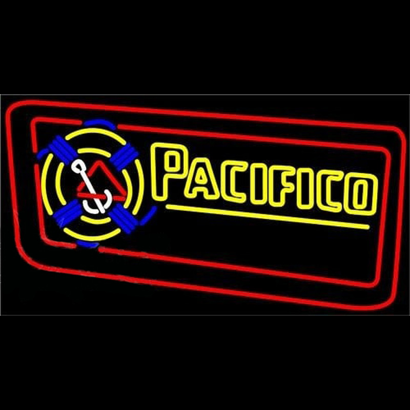 Pacifico Rope Inlaid Beer Sign Neonskylt