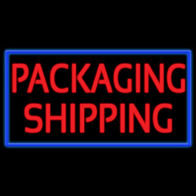 Packaging Shipping Neonskylt