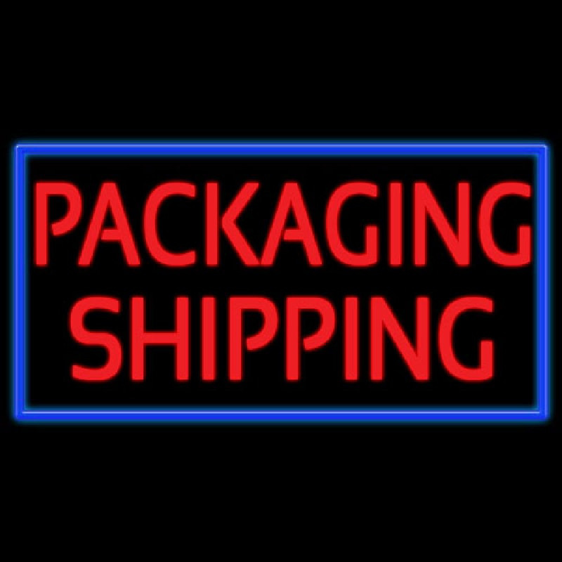 Packaging Shipping Neonskylt
