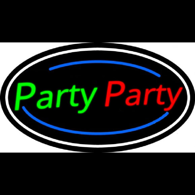 Party Party 2 Neonskylt
