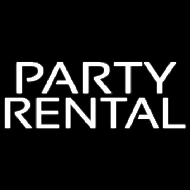 Party Rental 1 Neonskylt