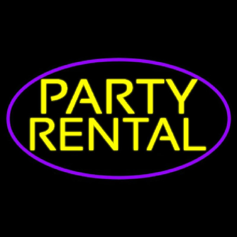 Party Rental 2 Neonskylt