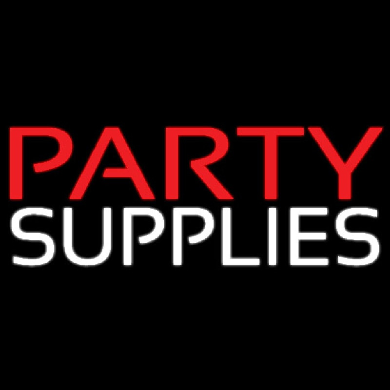 Party Supplies 2 Neonskylt