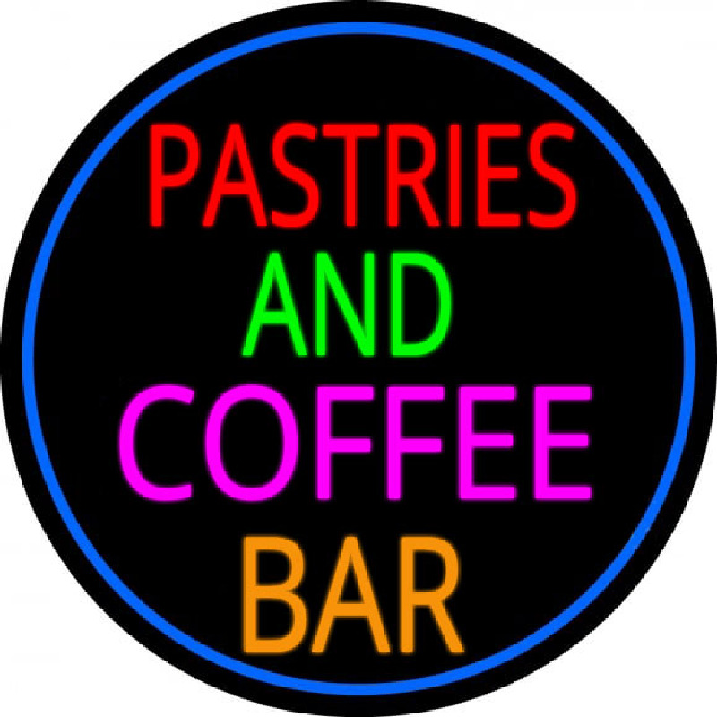 Pastries N Coffee Bar Neonskylt