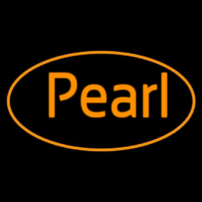 Pearl Oval Neonskylt