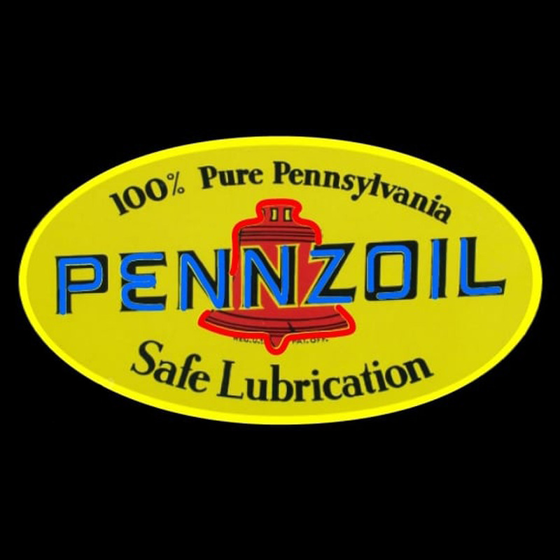 Pennzoil Safe Lubrication Neonskylt
