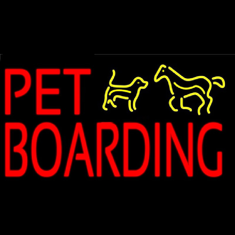 Pet Boarding 1 Neonskylt