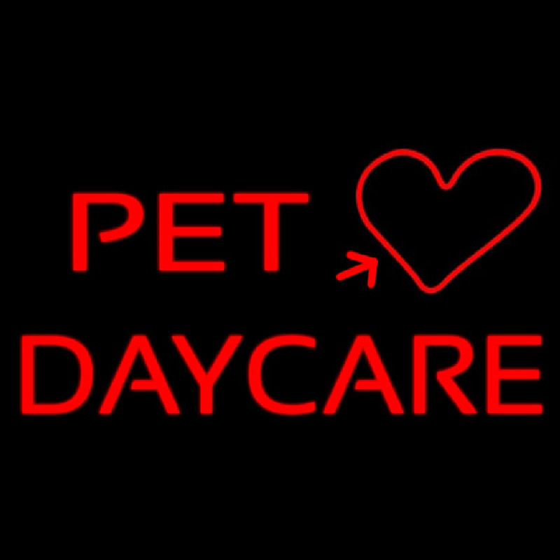 Pet Daycare Neonskylt