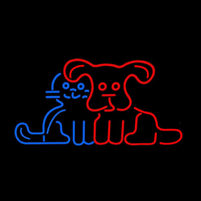 Pet Dog Logo Neonskylt