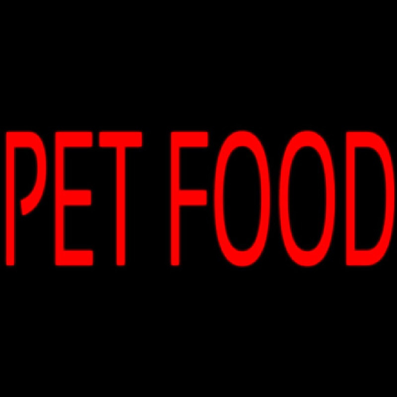 Pet Food Block Neonskylt