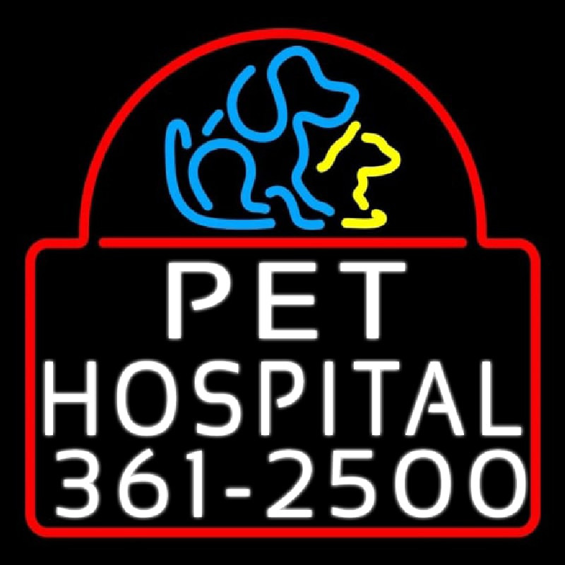 Pet Hospital Neonskylt