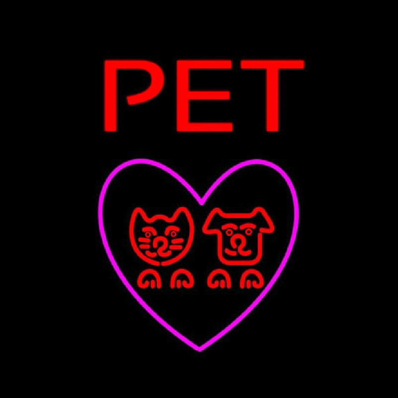Pet Love Neonskylt