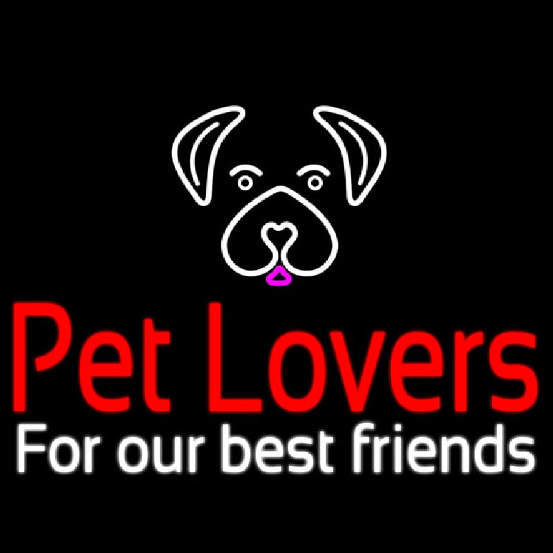 Pet Lovers Neonskylt