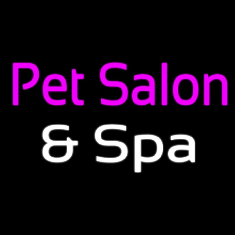 Pet Salon And Spa Neonskylt