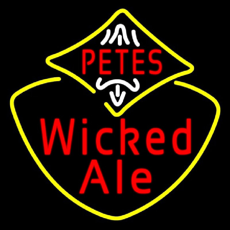 Petes Wicked Ale Neonskylt