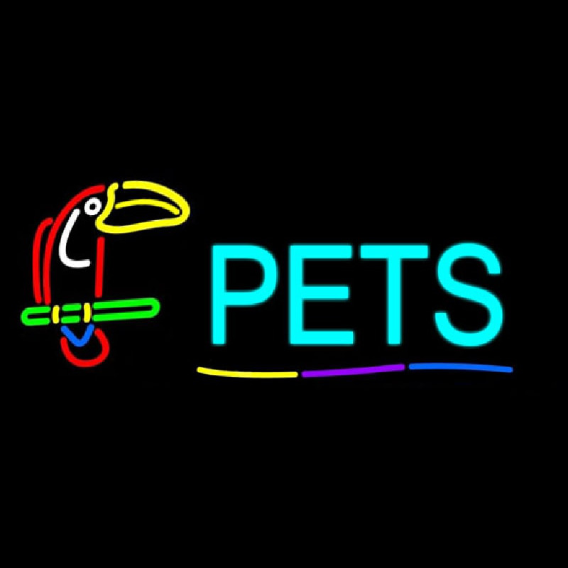 Pets With Logo Neonskylt