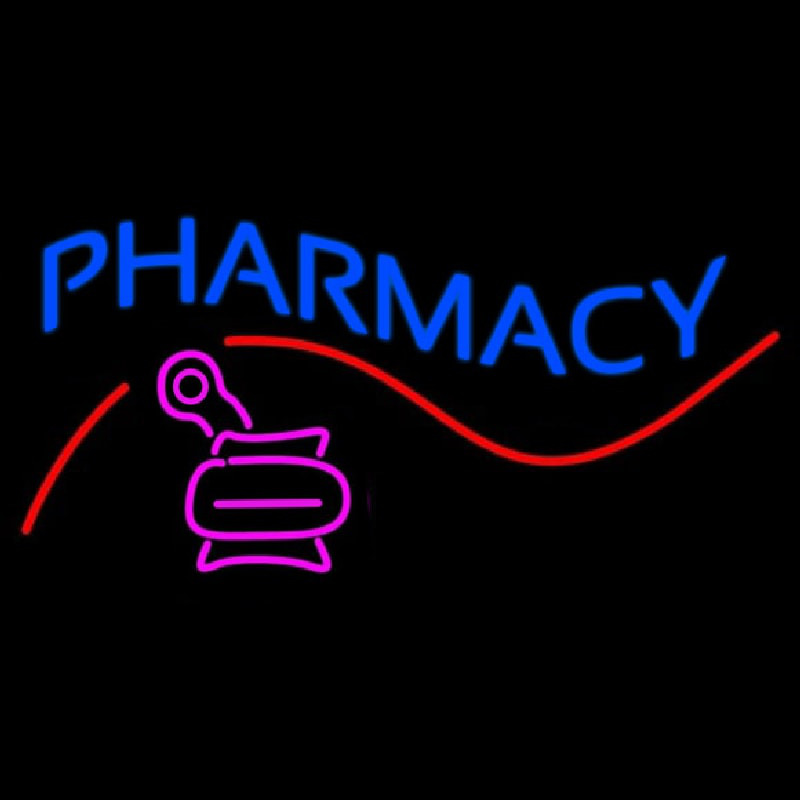 Pharmacy With Logo Neonskylt