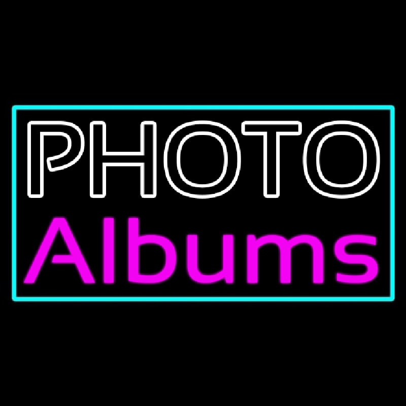 Photo Albums With Border Neonskylt