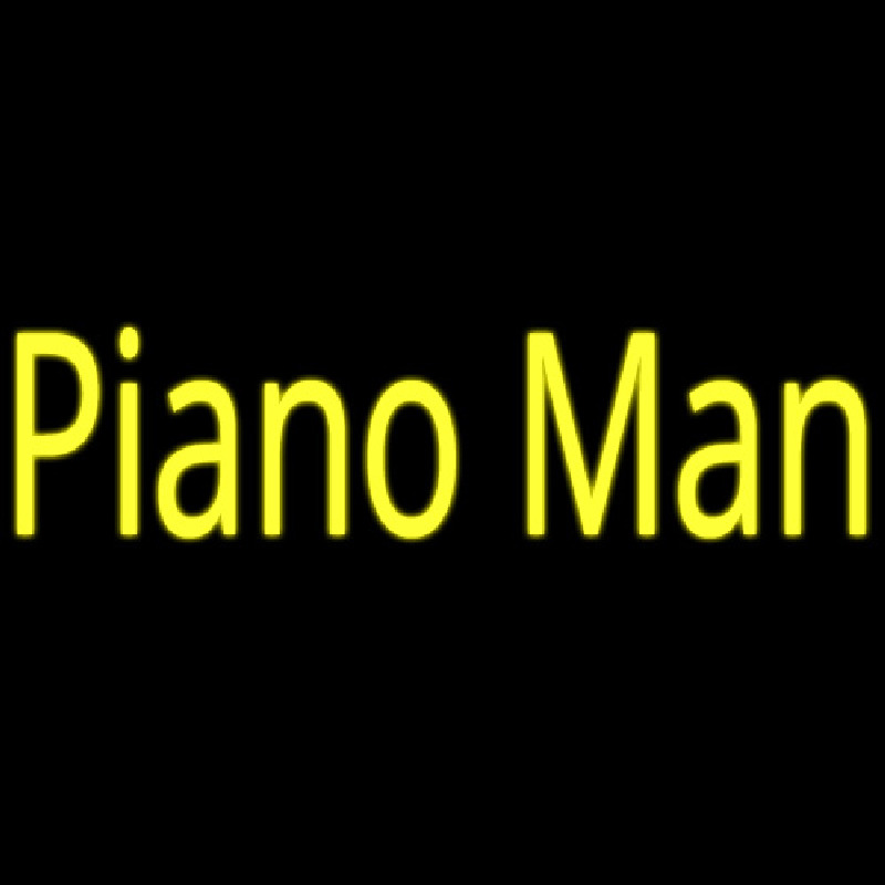Piano Man Neonskylt
