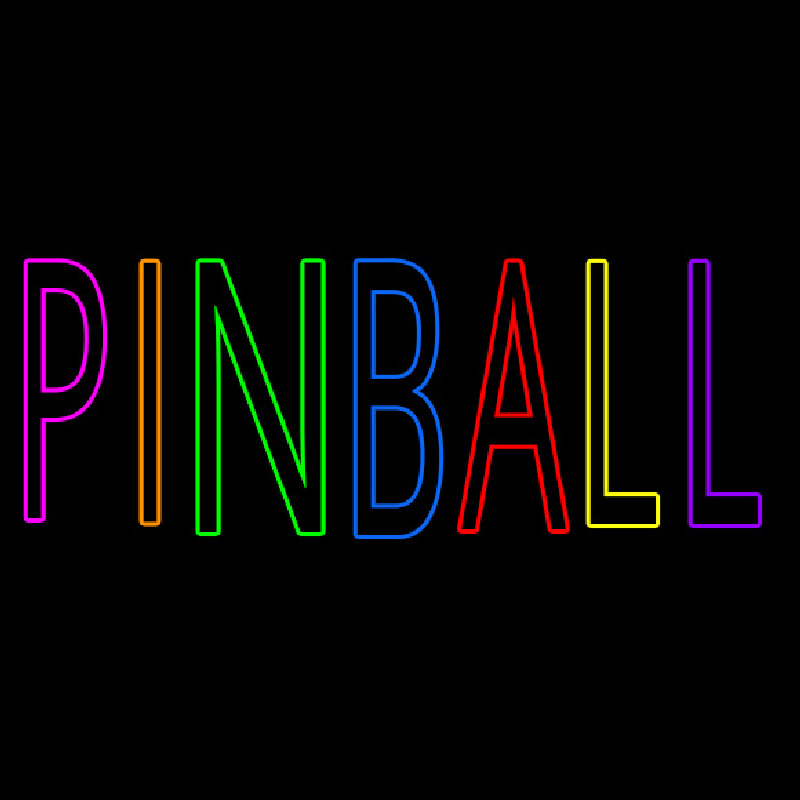 Pinball 1 Neonskylt