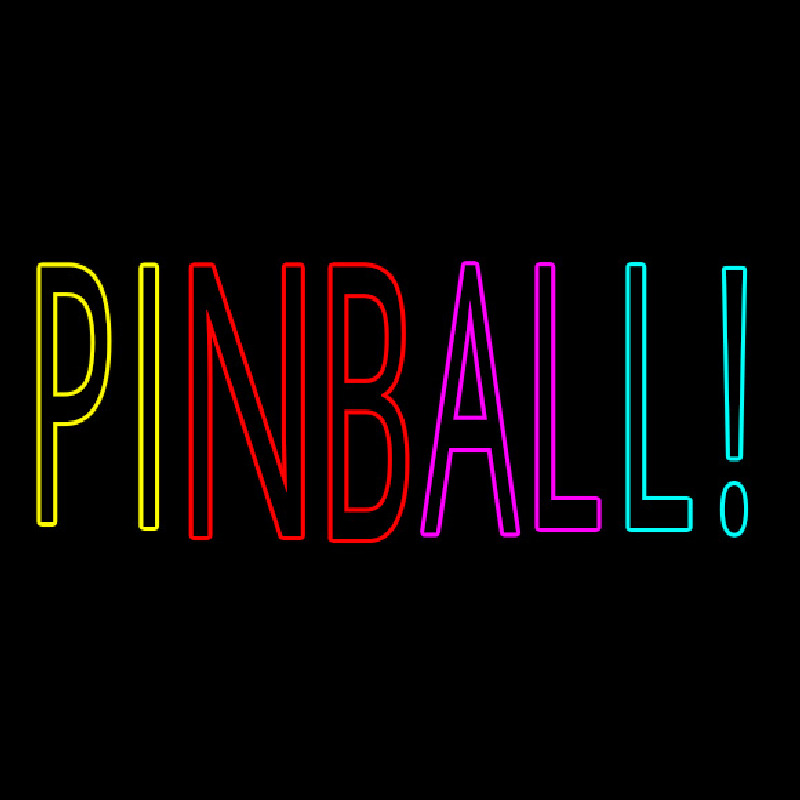 Pinball 2 Neonskylt