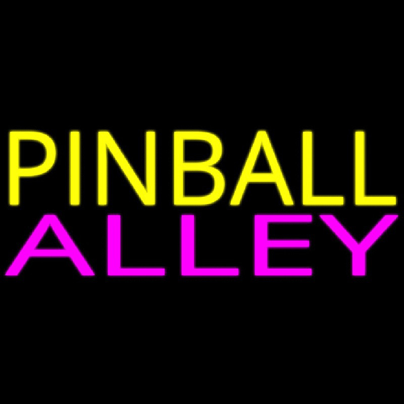 Pinball Alley 2 Neonskylt