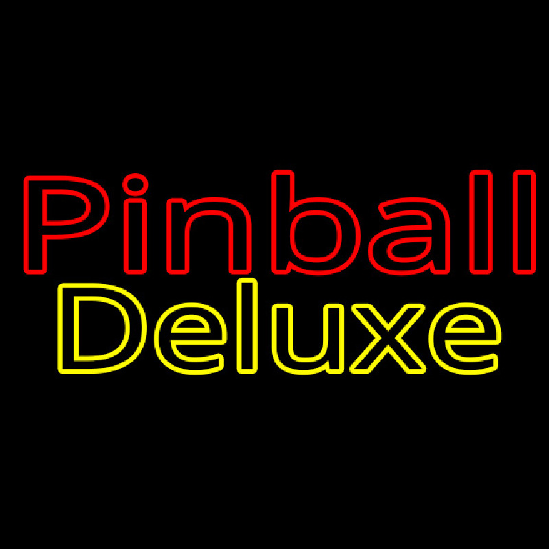 Pinball Delu e 1 Neonskylt