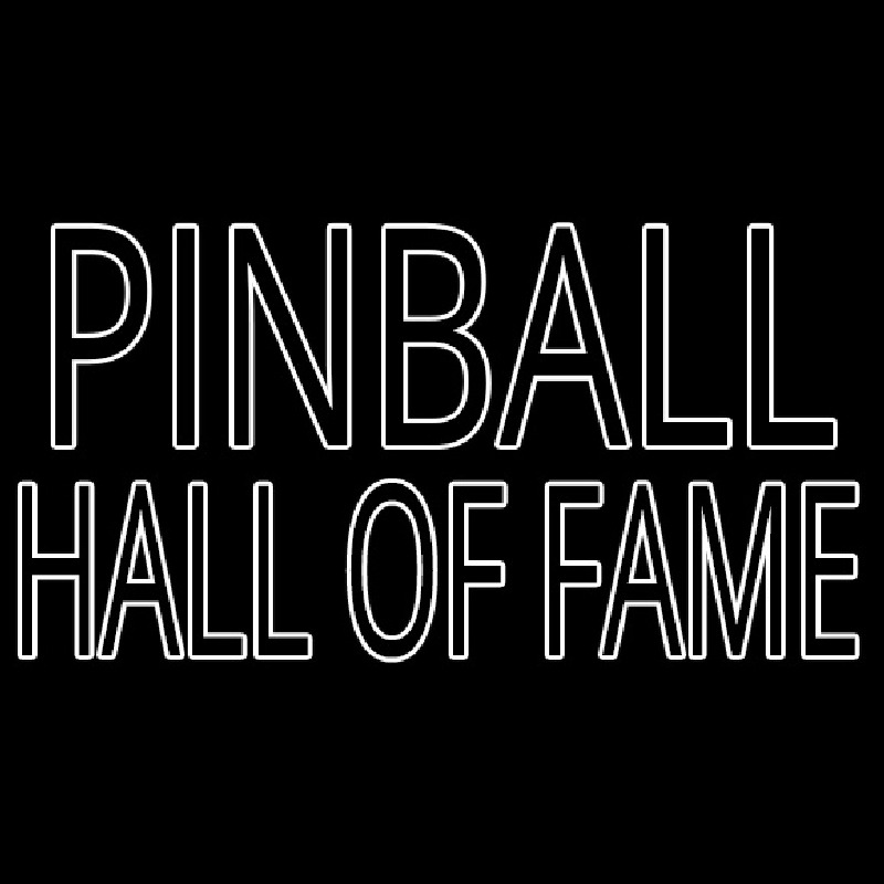 Pinball Hall Of Fame Neonskylt