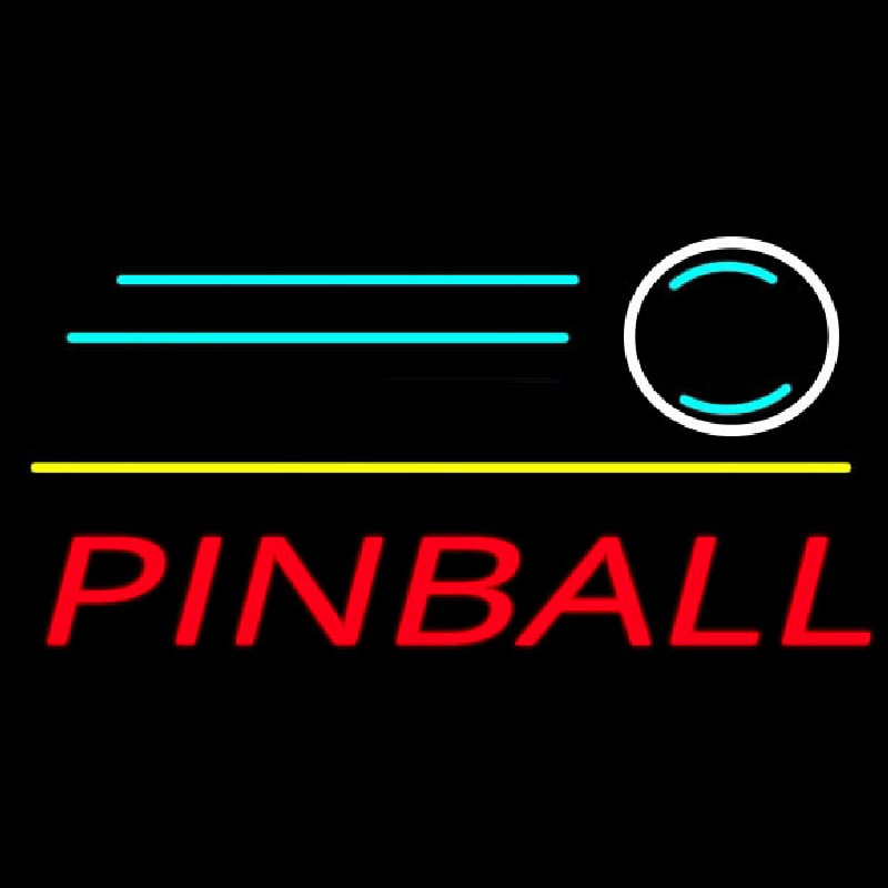 Pinball Shot Neonskylt
