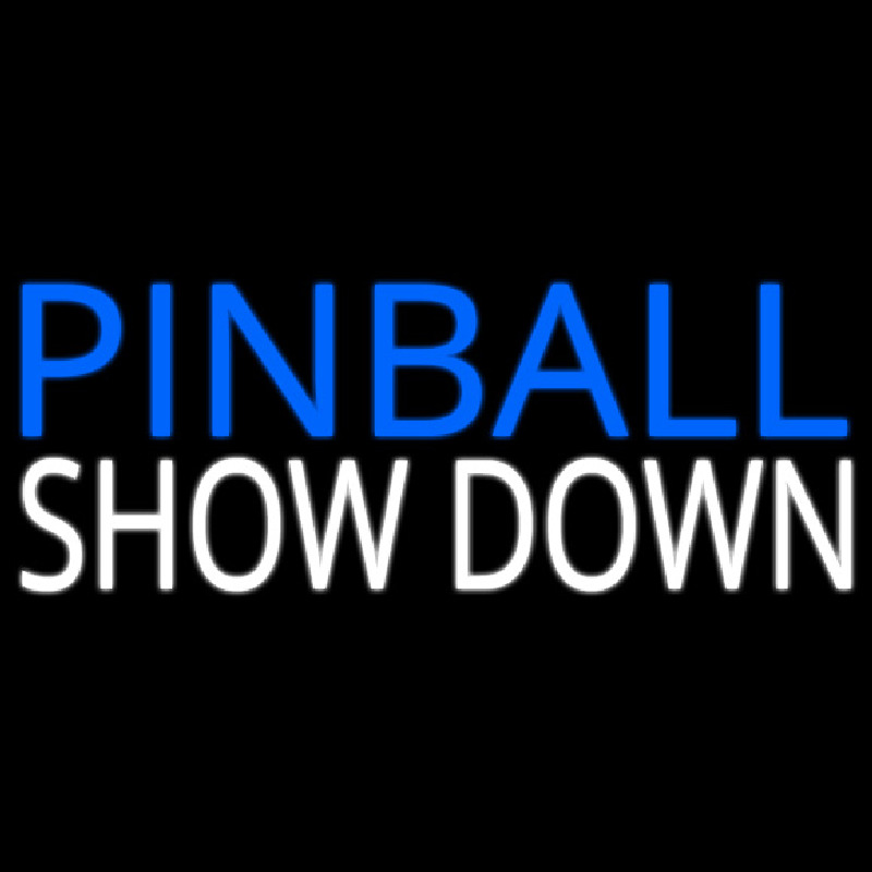 Pinball Showdown 1 Neonskylt