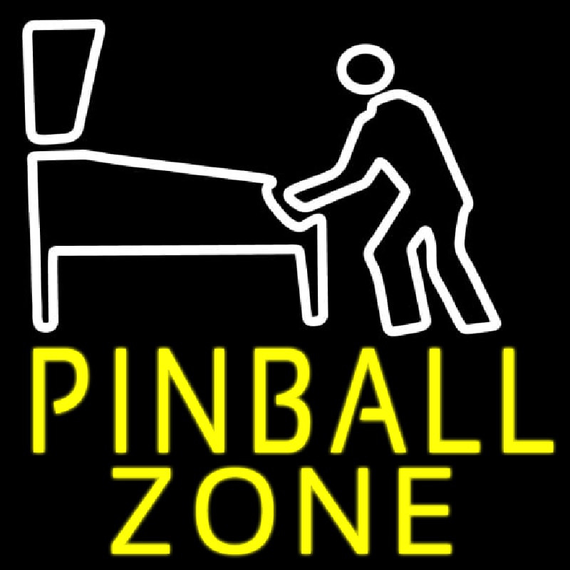 Pinball Zone Neonskylt