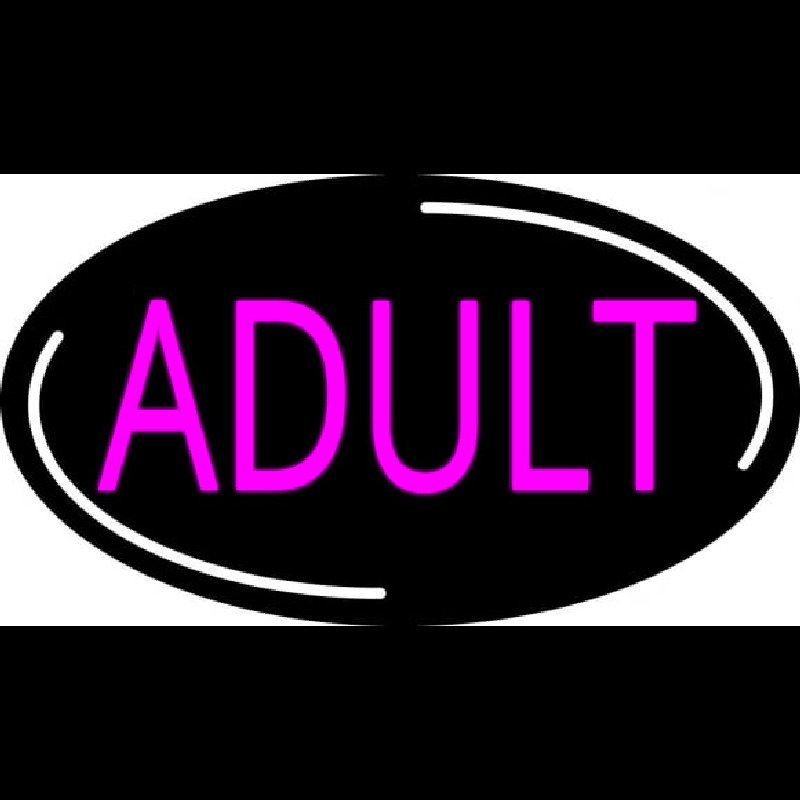 Pink Adult Neonskylt