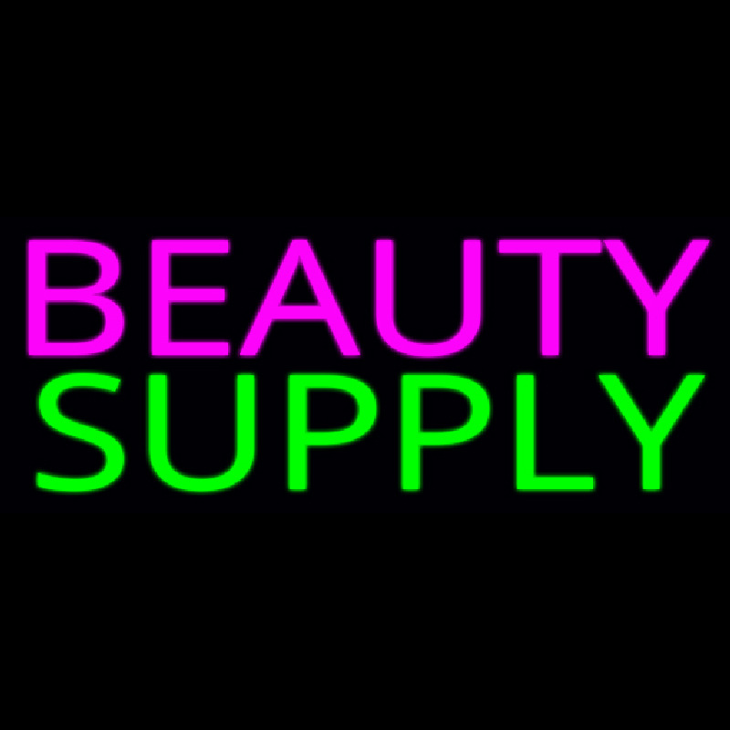 Pink Beauty Green Supply Neonskylt