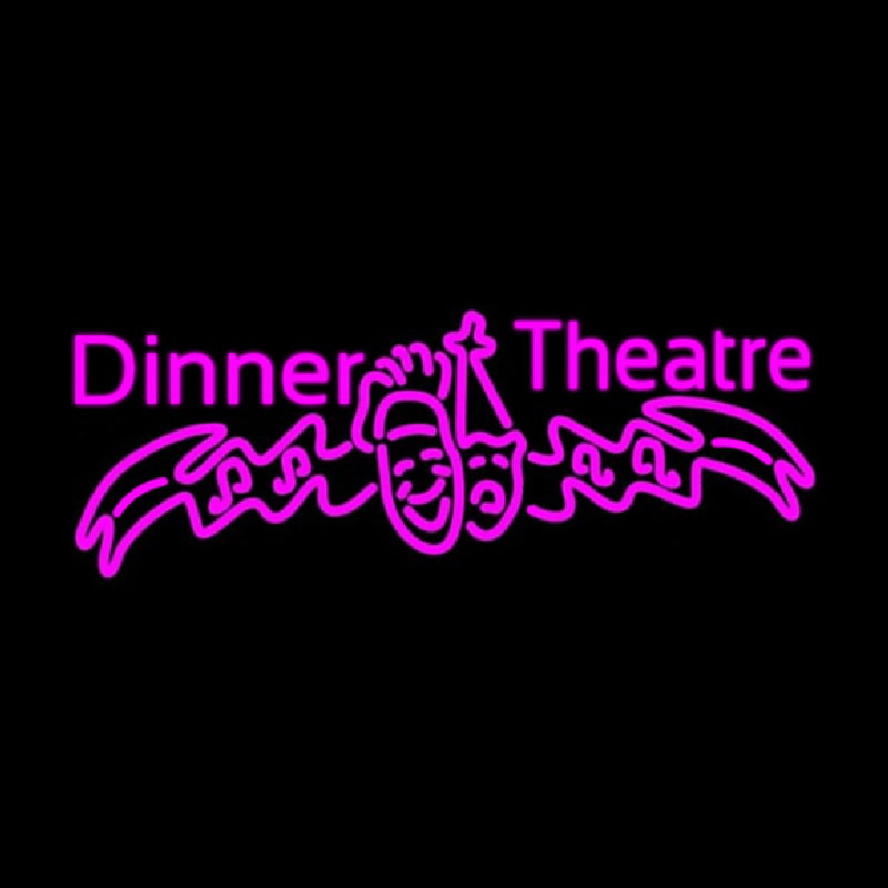 Pink Dinner Theatre Neonskylt