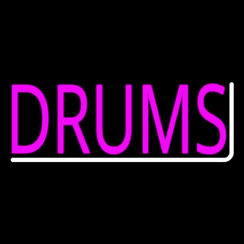 Pink Drums 2 Neonskylt