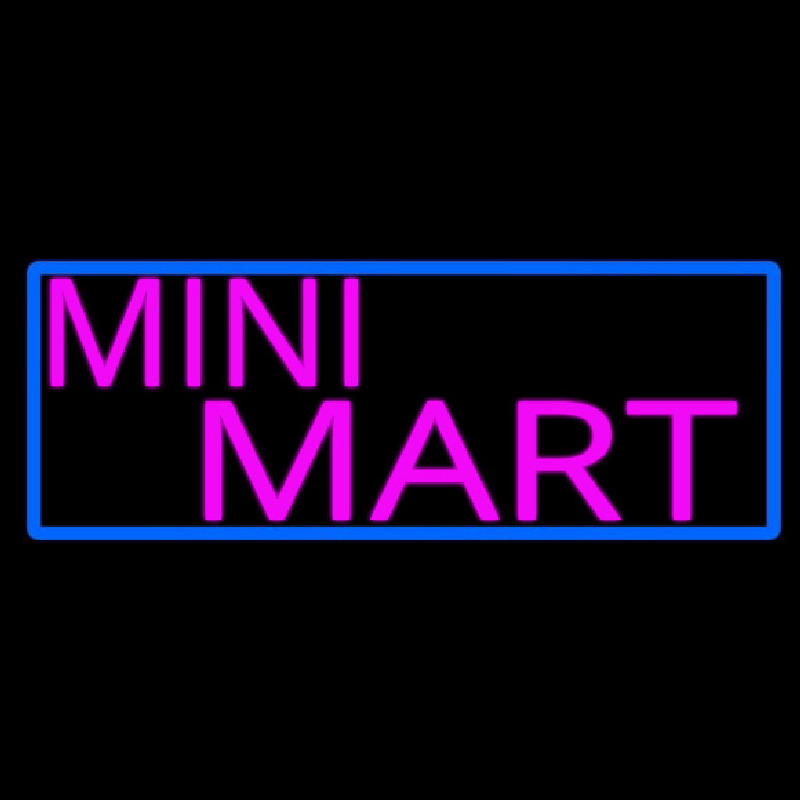 Pink Mini Mart Neonskylt